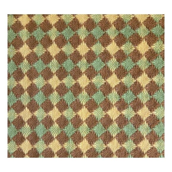 Vintage 1960's Farbio Woven Checkered Throw Blanket - Picture 8 of 8